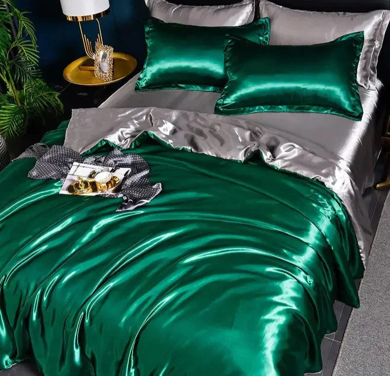 SatinLuxe Duvet Cover - Luxe Satijnen Dekbedovertrek voor Uw Slaapkamer