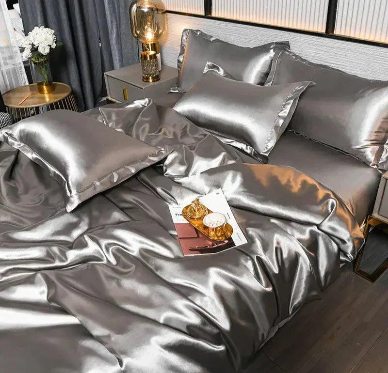 SatinLuxe Duvet Cover - Luxe Satijnen Dekbedovertrek voor Uw Slaapkamer