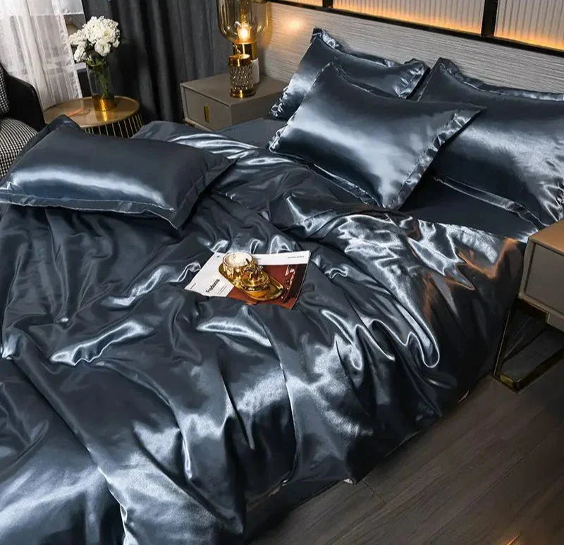 SatinLuxe Duvet Cover - Luxe Satijnen Dekbedovertrek voor Uw Slaapkamer