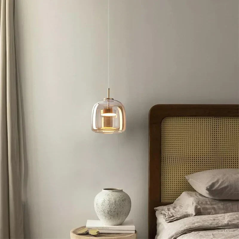 CrystalGlow Pendant - Elegante Hanglamp van Helder Glas