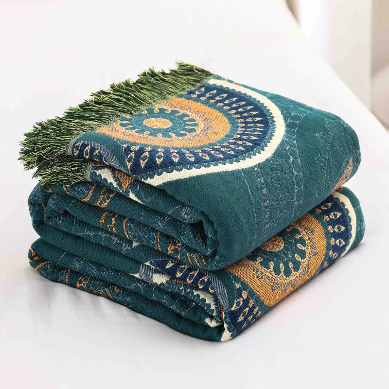 Paloma™ Boho Luxe Tapijt met Speelse Kwastjes