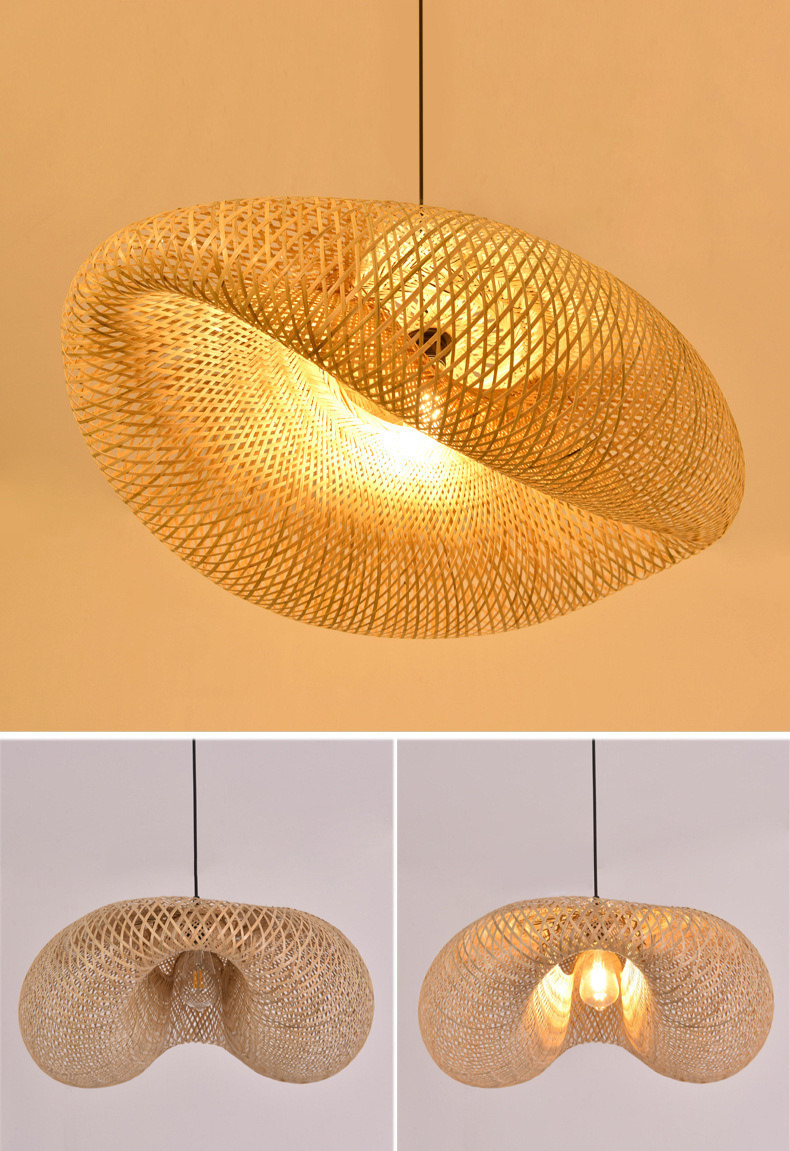 BambooLife Hanglamp - Handgeweven Bamboe Lampenkap voor een Warm Interieur