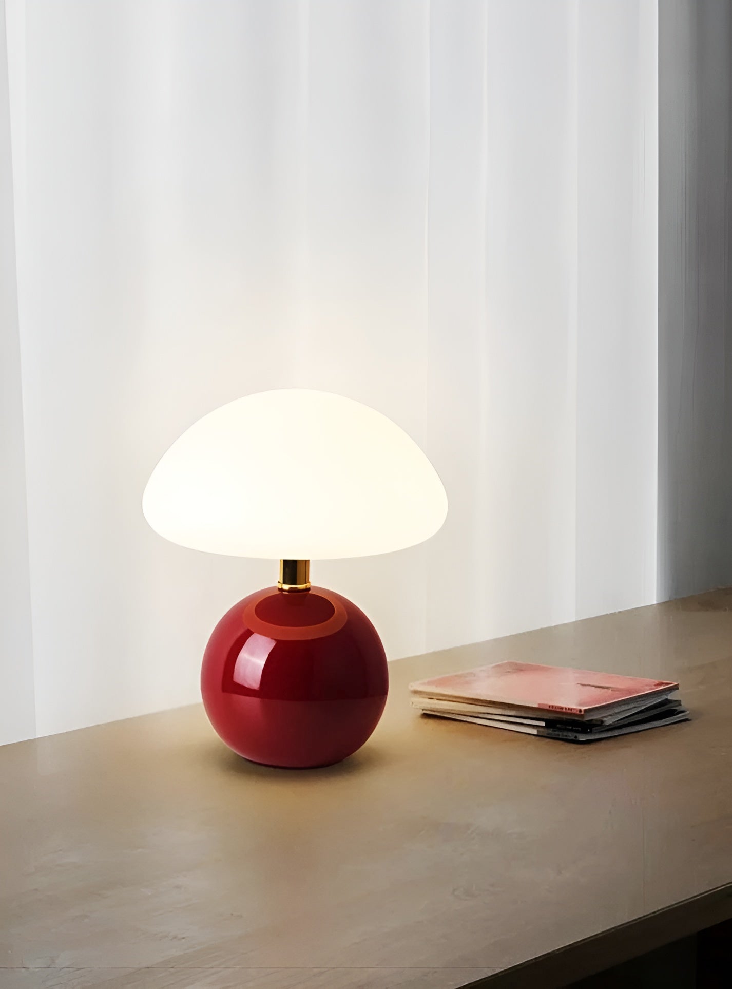 Elegante Paddenstoel LED Lamp – Warm Licht & Luxe Sfeer