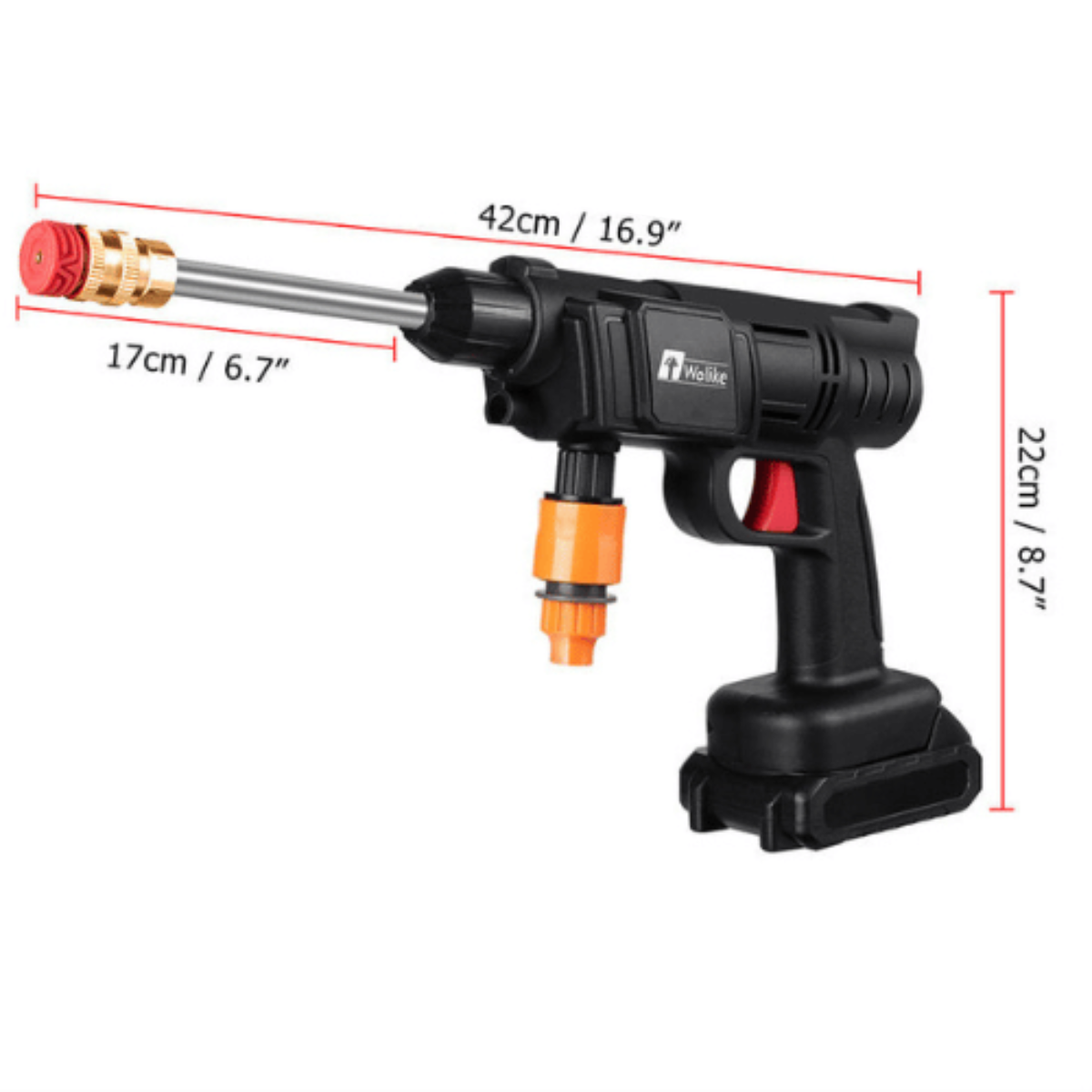 Draadloze High Pressure Cleaner Pro™ - Nu met GRATIS ACCESSOIRES!