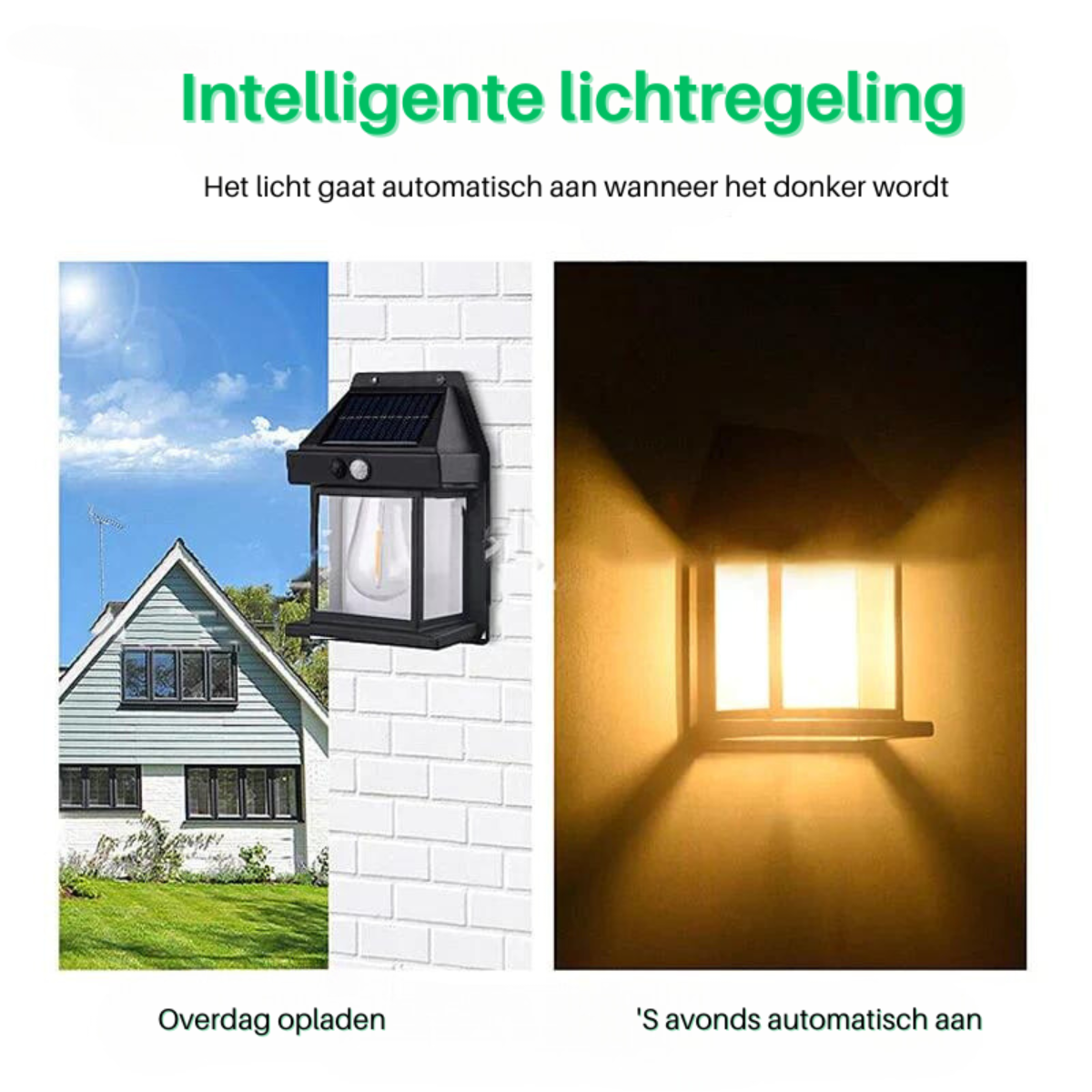 LED Solar Wandspots Deluxe - Creëer de perfecte sfeer in jouw tuin!