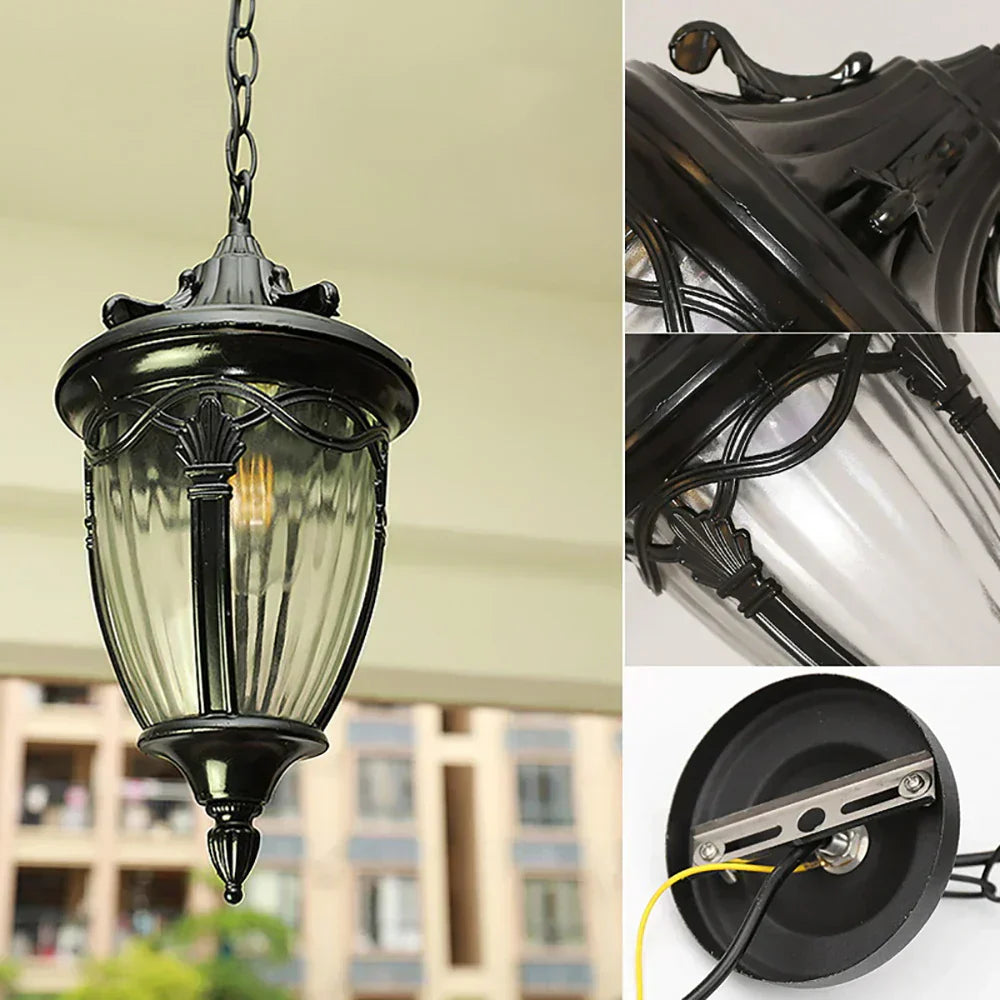 RusticGlow Plafondlamp - Retro Elegante Hanglamp voor Warme Sfeer