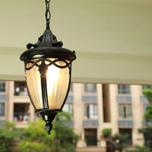 RusticGlow Plafondlamp - Retro Elegante Hanglamp voor Warme Sfeer