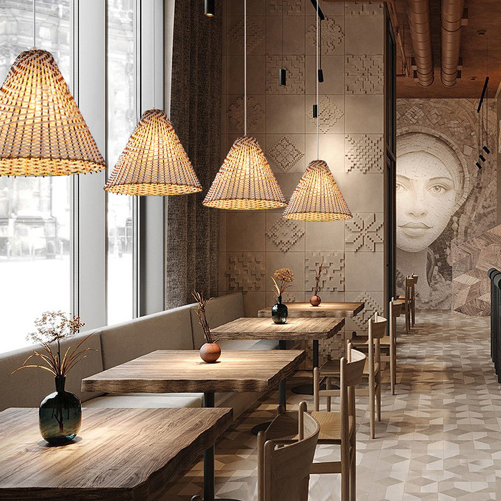 Boho Hanglamp - Handgemaakte Hanglamp van Riet voor Luxe Interieurs