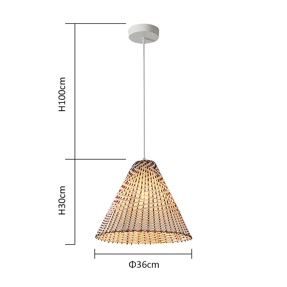 Boho Hanglamp - Handgemaakte Hanglamp van Riet voor Luxe Interieurs