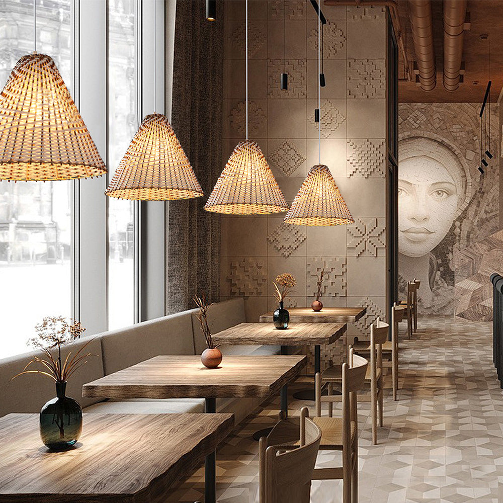 Boho Hanglamp - Handgemaakte Hanglamp van Riet voor Luxe Interieurs