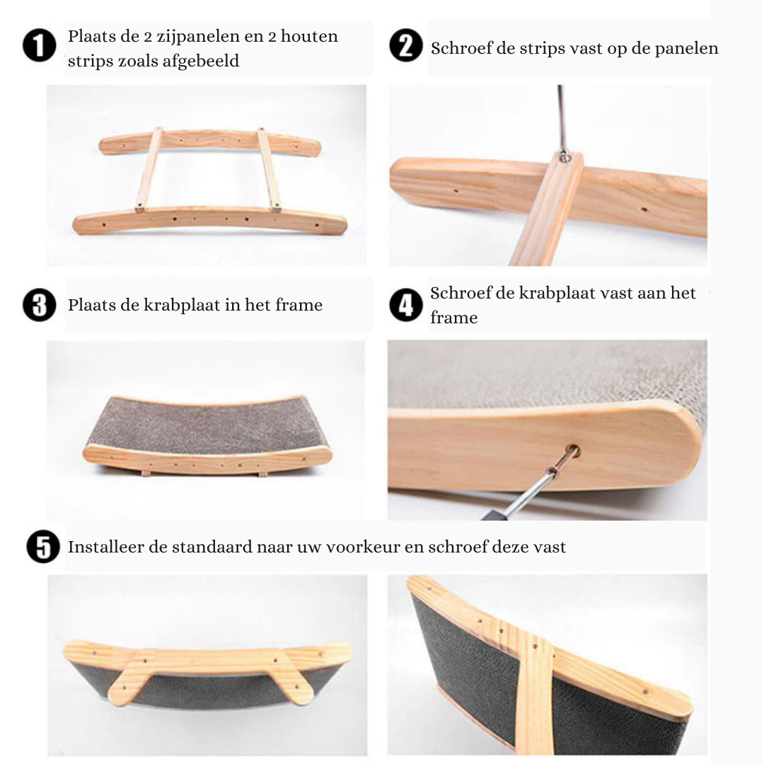 Smatch - Stijlvolle Krabpaal voor Katten