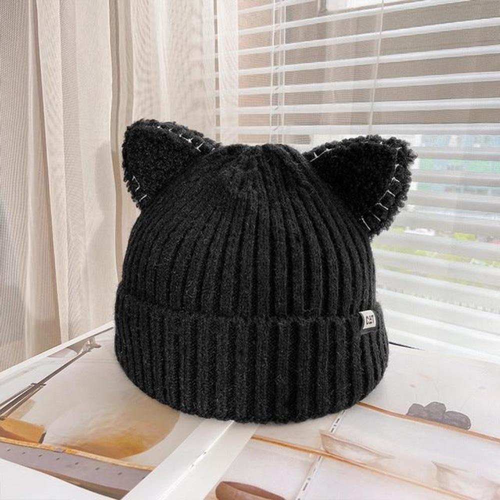 CozyCat Beanie - Trendy Wintermuts met Kattenoortjes