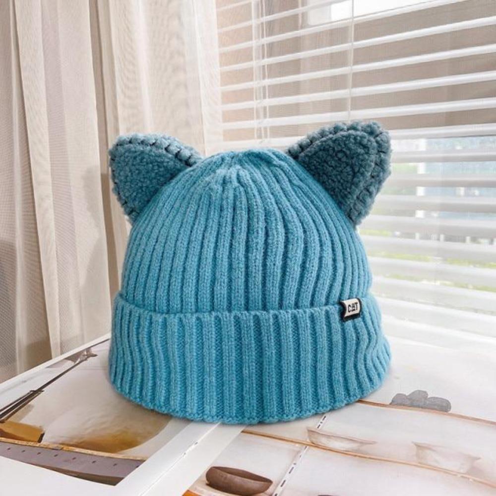 CozyCat Beanie - Trendy Wintermuts met Kattenoortjes