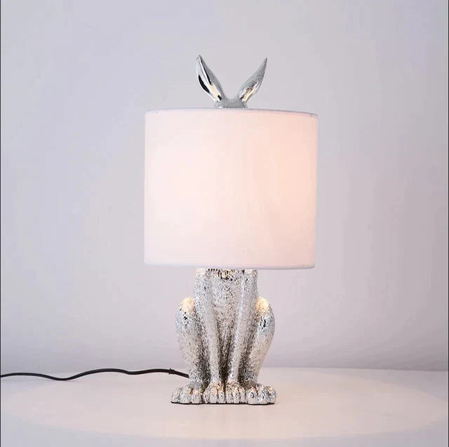 Chique Gemaskerd Konijn Lamp – Elegante Sfeerbrenger