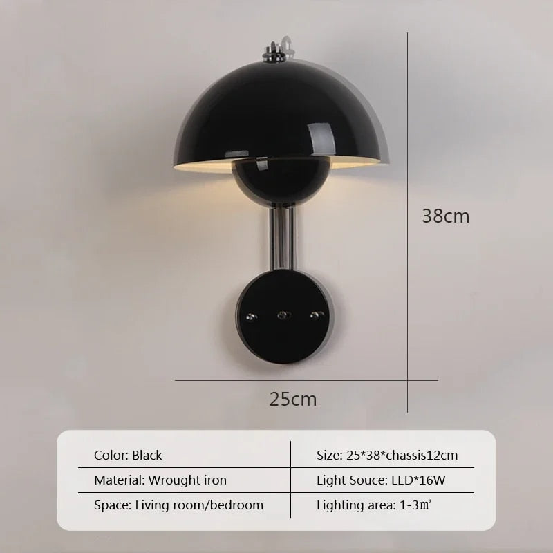 ShroomLite Wandlamp - Creatieve Verlichting voor Modern Interieur