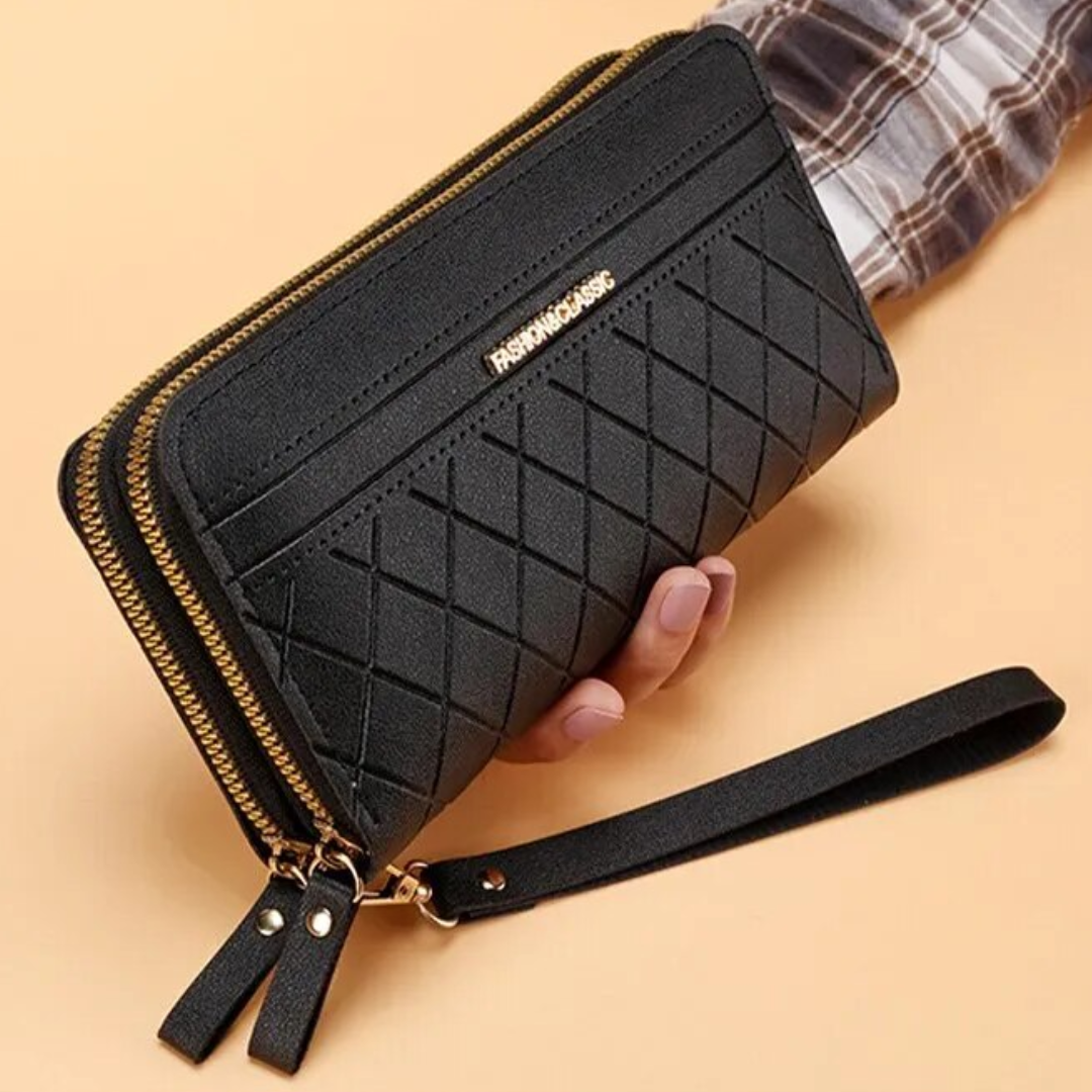 SleekWallet – Stijlvolle Doorgestikte Portemonnee