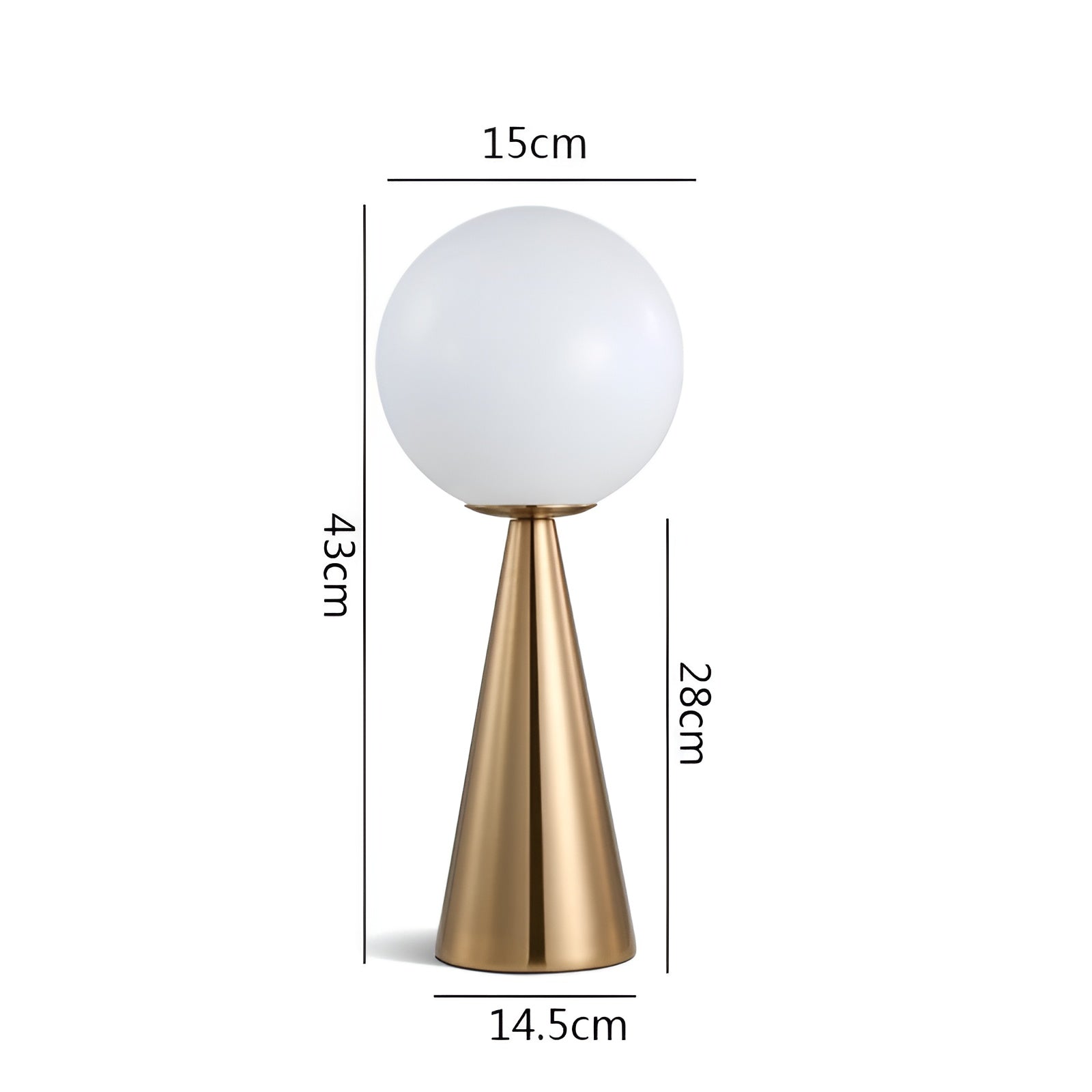 Elegante Gouden Tafellamp - Luxueuze Verlichting voor Jouw Interieur