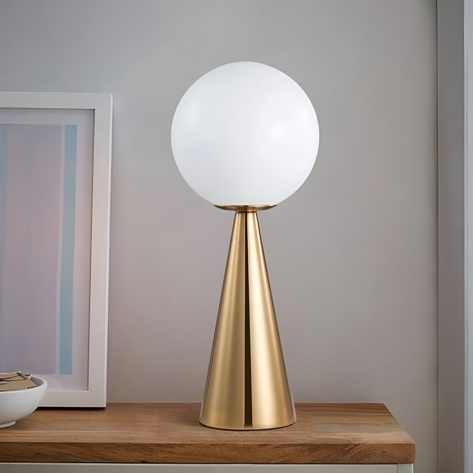 Elegante Gouden Tafellamp - Luxueuze Verlichting voor Jouw Interieur