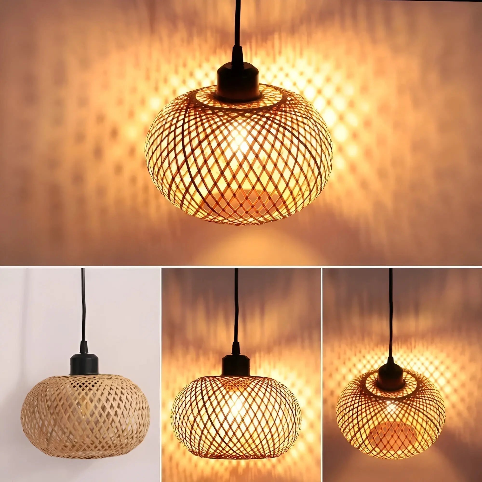 Elegante Rotan Hanglamp: Luxe Verlichting voor Elke Ruimte
