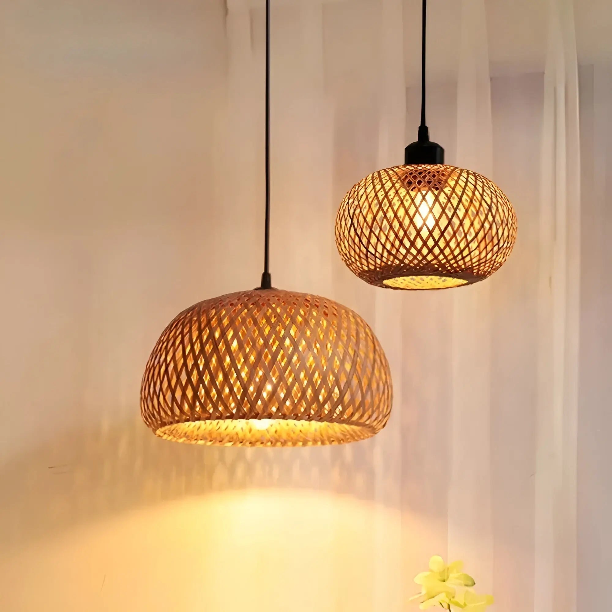 Elegante Rotan Hanglamp: Luxe Verlichting voor Elke Ruimte