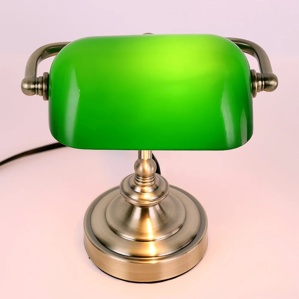 Retro Mini Bureau Lamp NostalGlow – Compacte Elegantie