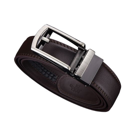 EliteSlide Belt – Luxe Leren Verstelbare Accessoire