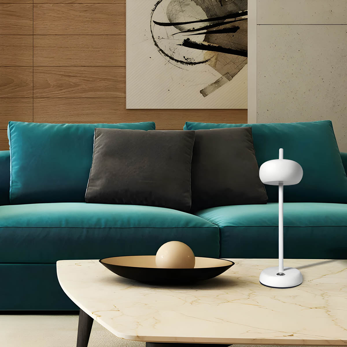 SleekGlow Table Lamp - Modern Design voor Verfijnde Interieurs