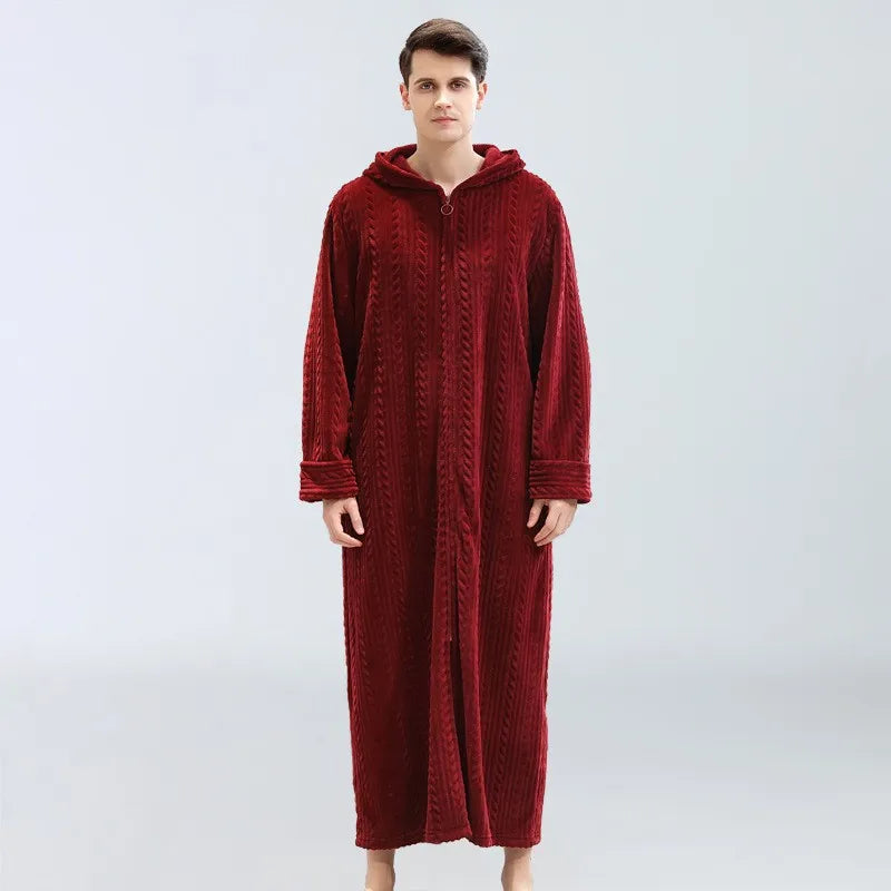 OversizeWarm Badjas - Luxe Oversized Flanellen Draagcomfort