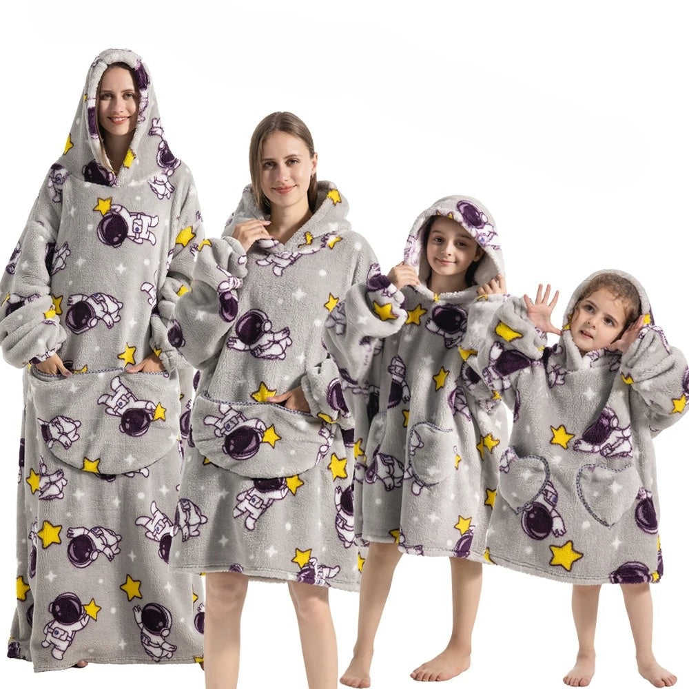 SpookySnuggle Blanket - Luxe Pompoen Hoodie voor Halloween