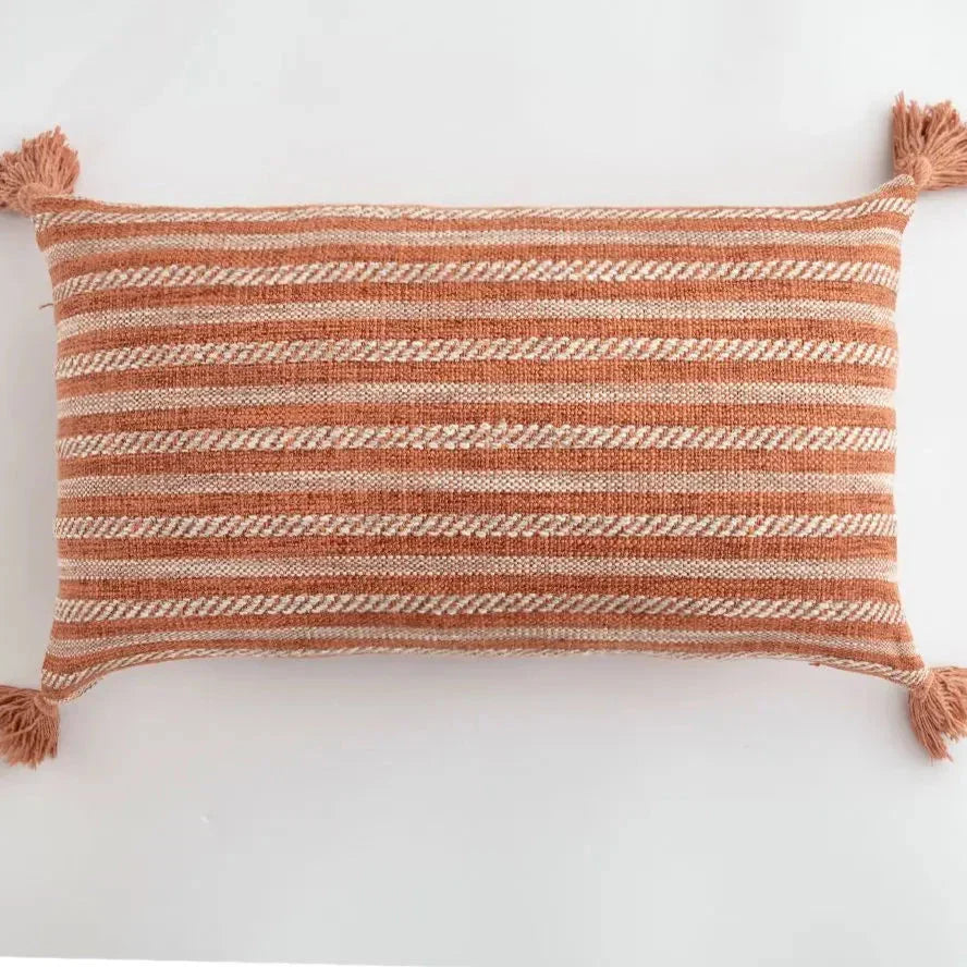 Elegance Loft Kussenhoes - Kussenhoes met Speelse Franzen voor Elk Interieur