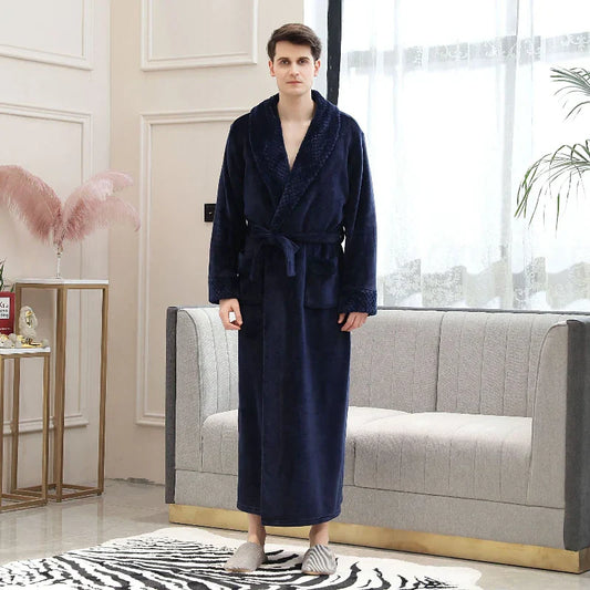CozyNuit Badjas - Luxe Koraalfleece Badjas voor Elegante Comfort