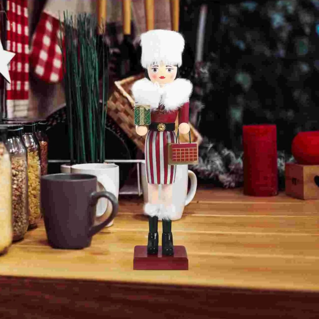 Stijlvolle Houten Notenkraker - Feestelijke Klassieker