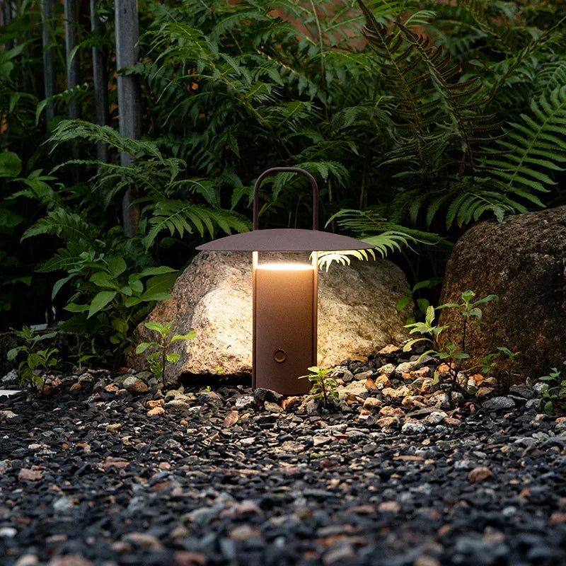 LuxeLume - Draadloze Waterdichte Bureaulamp met Touch-Dimfunctie