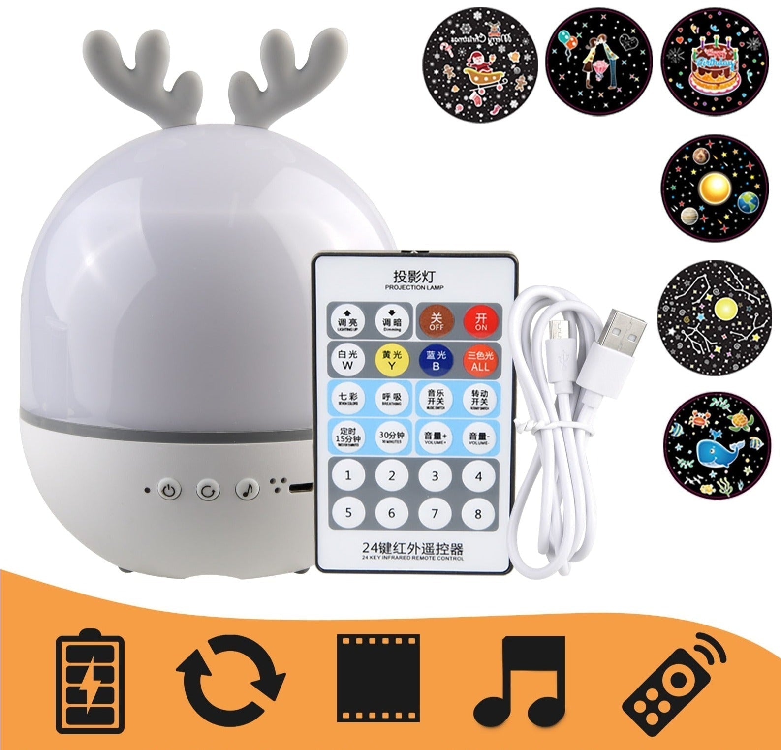 Droomster Projector - Magische Sterrenhemel voor Slaap en Ontspanning