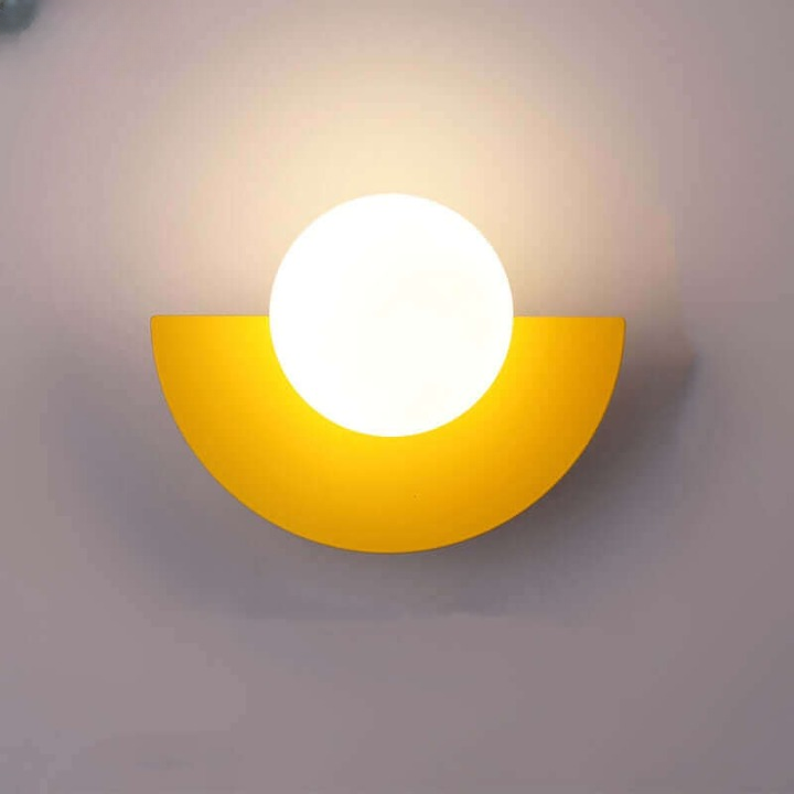 Noorderlicht Charme - Halvemaan Wandlamp van Metaal