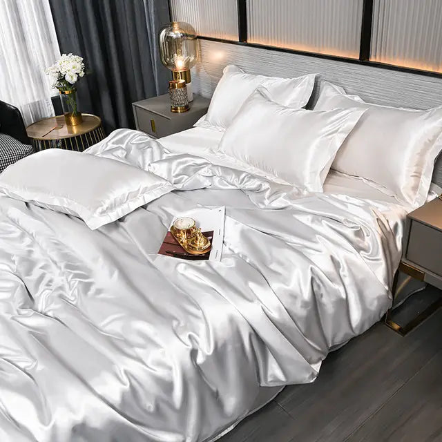 SatinLuxe Duvet Cover - Luxe Satijnen Dekbedovertrek voor Uw Slaapkamer