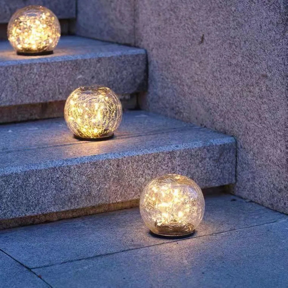 SparkleSphere Light - Magische Zonne-energie Tuinlamp