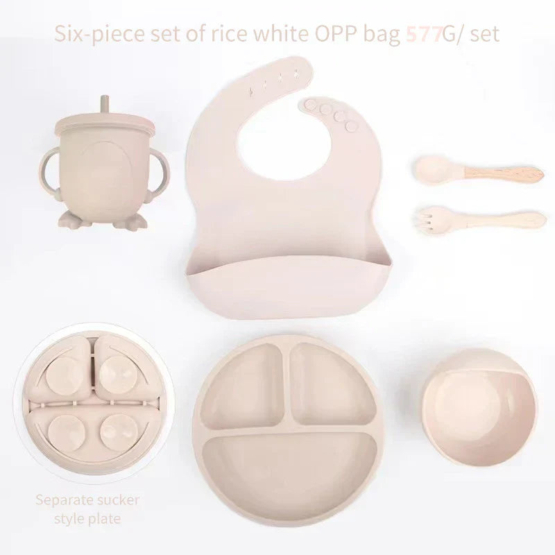 SiliconeBaby Set – Complete 6-delige Voedingsset voor Baby's