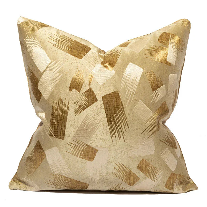 LuminaRest Kussenhoes - Luxueuze Kussenhoes met Abstract Design voor Moderne Interieurs