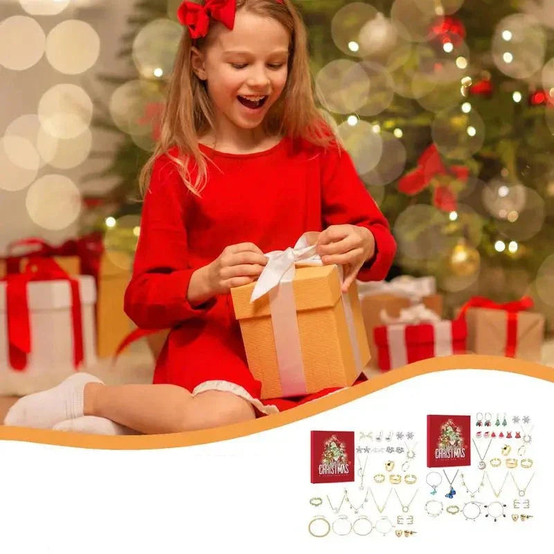 SparkleJoy Advent Calendar – Magische Sieraden voor Kinderen
