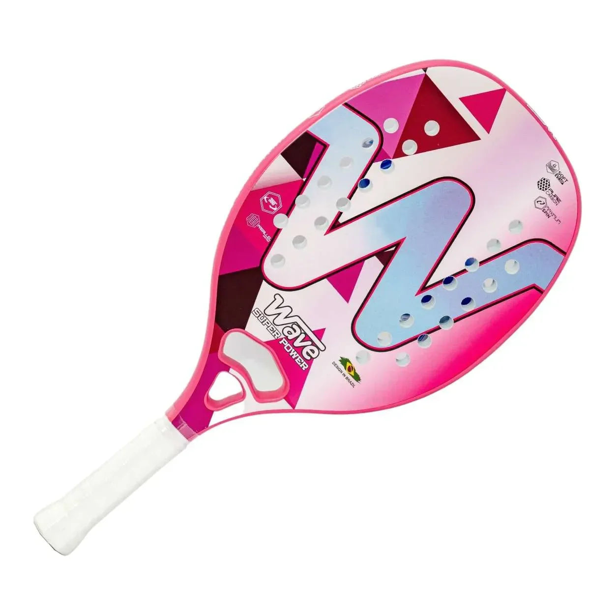 SpinMaster Wave - Luxe Beach Tennis Racket van Grafiet