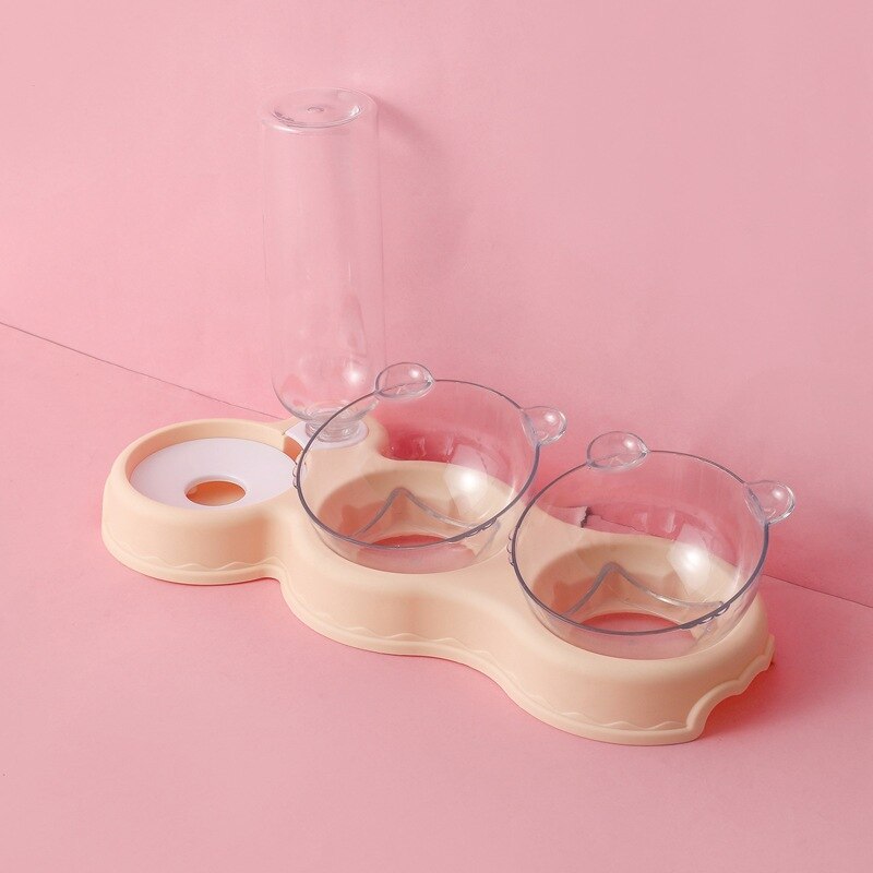 KarlFeast - Stijlvolle 3-in-1 Kattenvoerbak voor Huisdieren