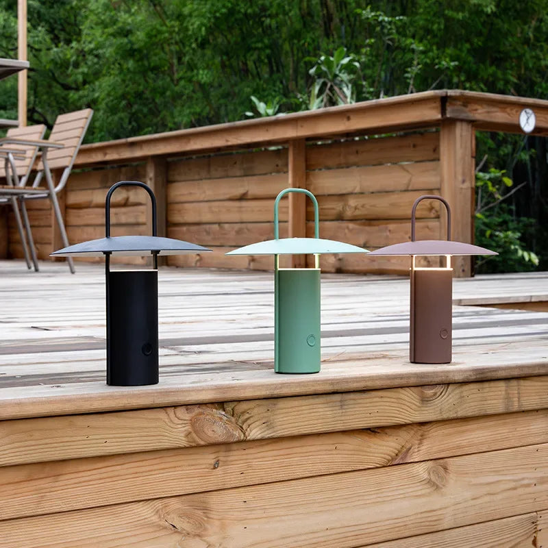 LuxeLume - Draadloze Waterdichte Bureaulamp met Touch-Dimfunctie