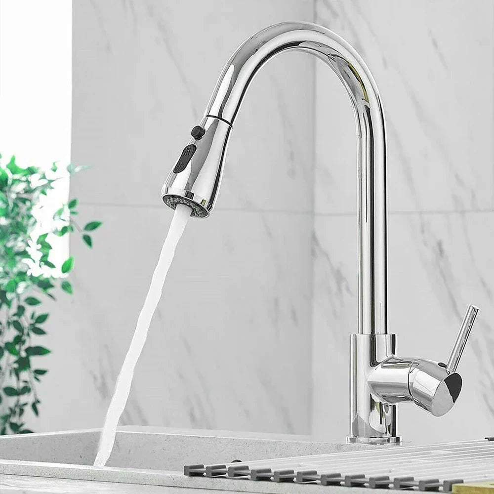 FluidCraft – Stijlvolle Uittrekbare Keukenkraan voor Moderne Keukens