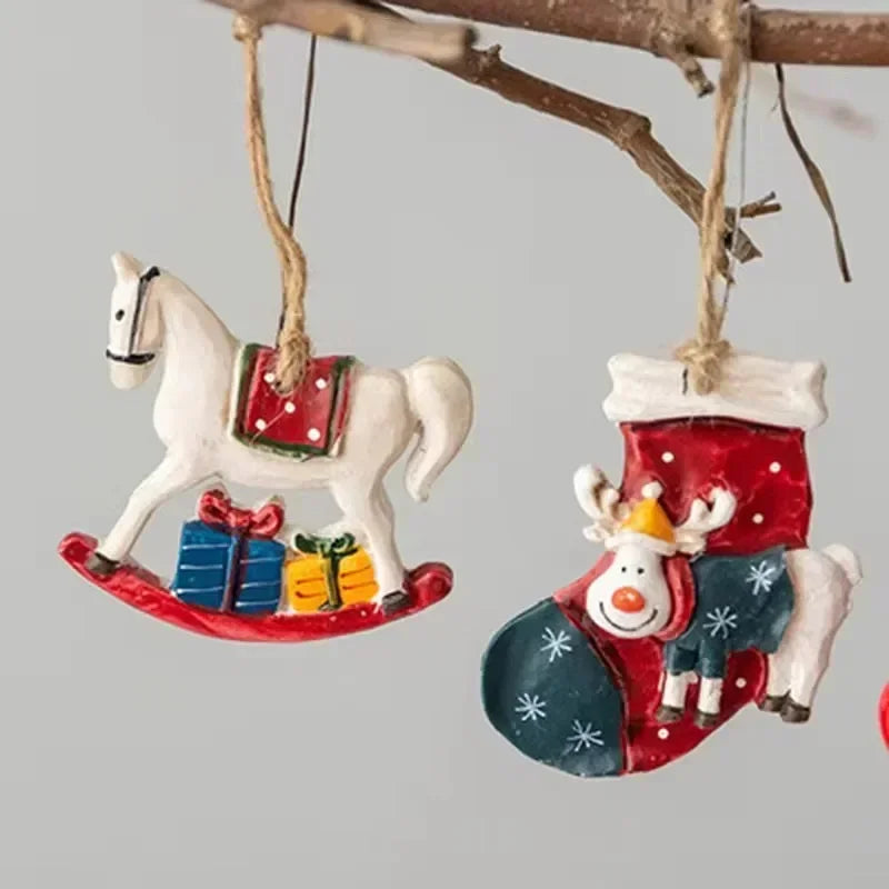 FrostyAntlers Socks - Feestelijke Eland Kerstdecoratie