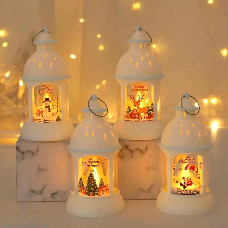 Magische ChristmasHome Kerstlanterns - De Charmante LED-Kerstman Lantaarns
