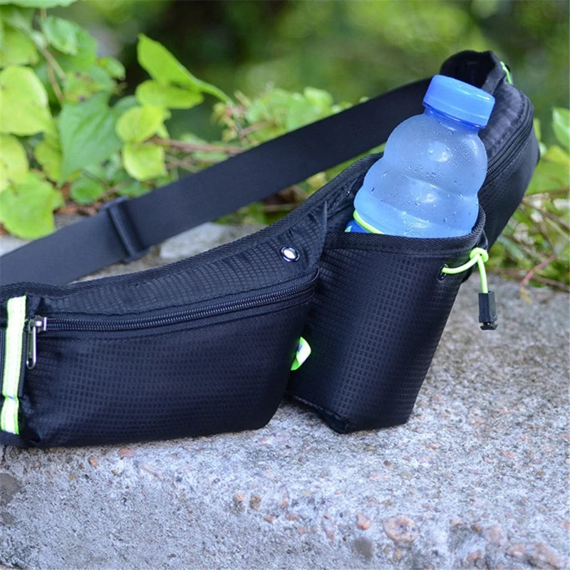 RunEase Belt – Waterdichte Hardloopriem met Drinkhouder