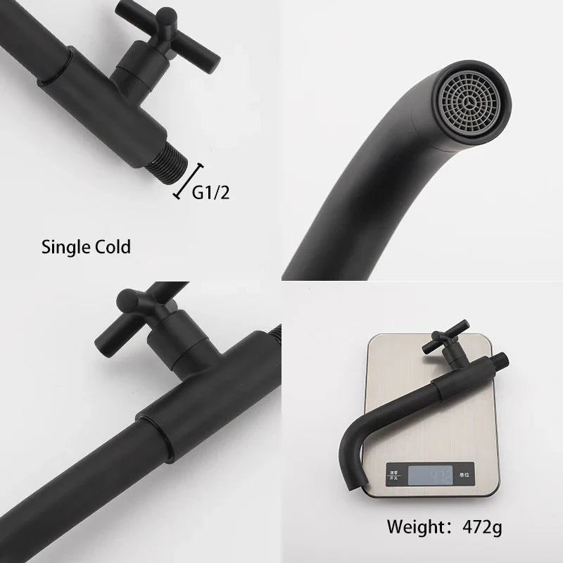 Luxe Wandkraan met Waterval Design voor Badkamervernieuwing