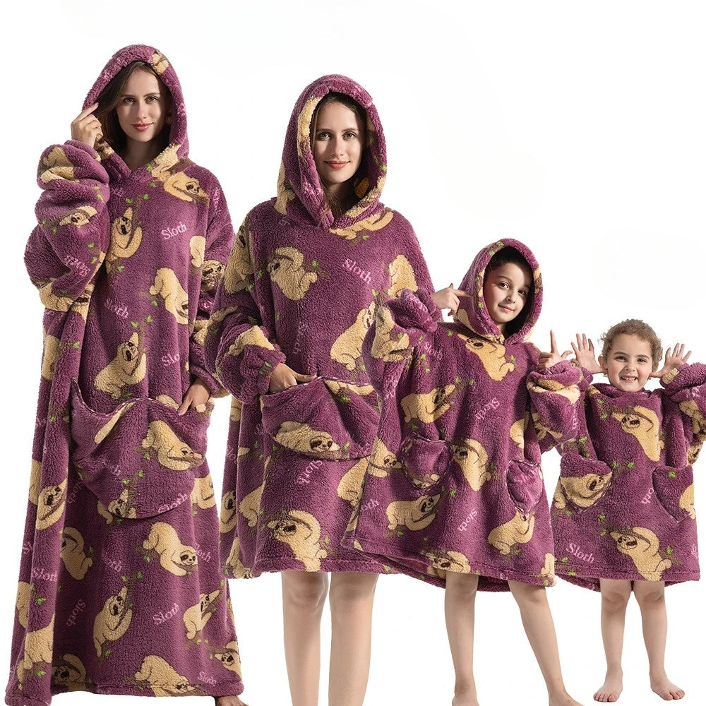 SpookySnuggle Blanket - Luxe Pompoen Hoodie voor Halloween