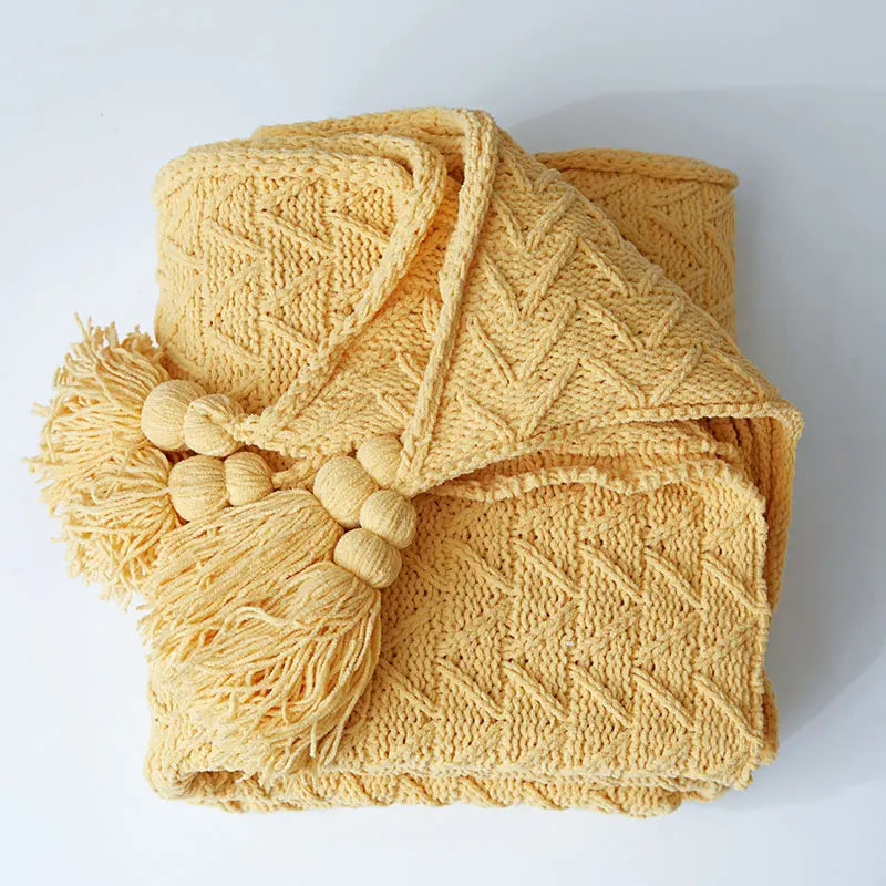 HeartCozy Blanket – Luxe Chenille Deken met Hartfranjes